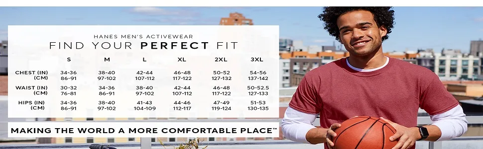Hanes Mens Sweatpants, Essentials Mens Jersey Pants With Pockets, Mens Workout Clothes, 33 Large Charcoal Heather - product information 2