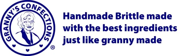 Handmade Cashew Brittle Made With Premium Cashews, Just Like Granny Used to Make. - One Pound (16 oz) Bag - Granny