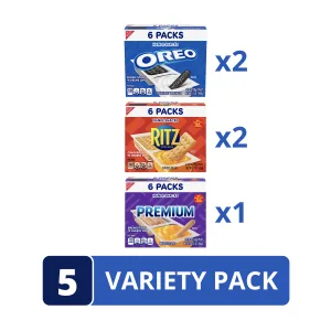 Handi-Snacks OREO, RITZ & Premium Variety Pack, 30 Snack Packs - image