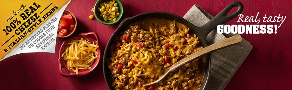 Hamburger Helper Cheeseburger Macaroni, Made With Real Cheese, Twin Pack, 13.6 oz - product information 2