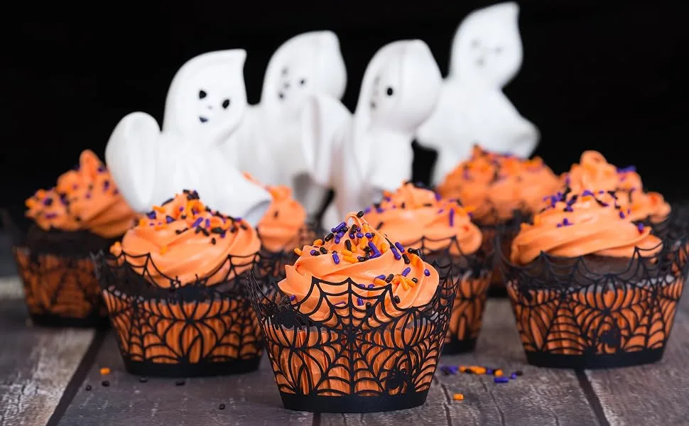 Halloween Sprinkles - Bulk Sprinkles - 1.6 LB - Orange, Black, Purple and White Jimmies - candy