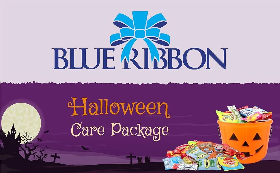 Halloween Care Package Gift Basket -Filled with 2 Lbs Halloween Candy Treats, 55 items Option 2 - Halloween Care Package