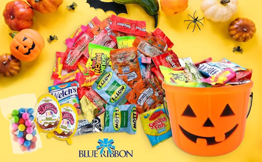 Halloween Care Package Gift Basket -Filled with 2 Lbs Halloween Candy Treats, 55 items Option 2 - Halloween Pack