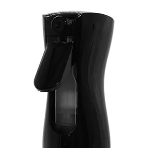 Hair Spray Bottle Empty Plastic Trigger Spray Bottle Refillable Fine Mist Sprayer Bottle 2 Pack 10oz /300ml for Hair Styling, Cleaning, Garden Continuous Water Mister (1Black+White) - Spray Bottles