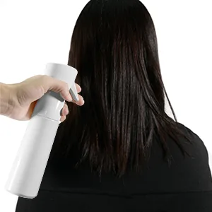 Hair Spray Bottle Empty Plastic Trigger Spray Bottle Refillable Fine Mist Sprayer Bottle 2 Pack 10oz /300ml for Hair Styling, Cleaning, Garden Continuous Water Mister (1Black+White) - Spray Bottles