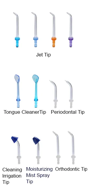 H2ofloss Dental Water Flosser for Teeth Cleaning with 12 Multifunctional Tips&800ml Capacity, Professional Countertop Oral Irrigator Quiet Design(HF-9) - Multifunctional uses