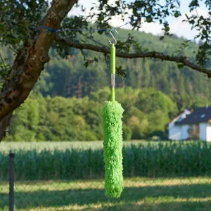 GTEWERK DUSTR Microfiber Duster with Extension Pole, Feather Duster, Ceiling Fan Duster, Feather Dusters for Cleaning, Dust Cleaner, Cobweb Duster - Electrostatic Bendable Head - up to 100 Inch - extendable feather duster Gütewerk dustr telescopic retractable pole handle dust remover washable