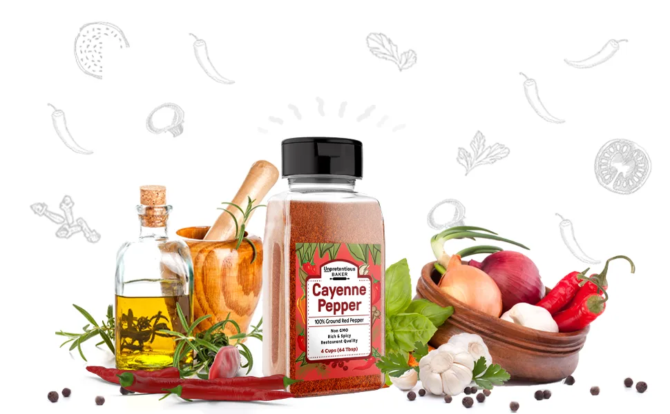 Ground Cayenne Pepper By Unpretentious Baker, 4 Cups, Pure & Natural, Fresh, Gluten-Free 1 Pound (Pack of 1) - product information 2