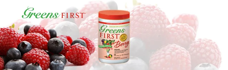 Greens First - Berry - 30 Servings - 10.16 Ounce 10.16 Ounce (Pack of 1) - product information 1