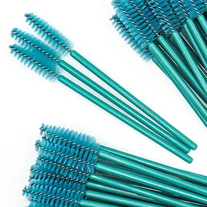 GreenLife 50 pcs Multicolor Disposable Eyelash Brush Mascara Wands Applicator (Black-Rose) - product information 3