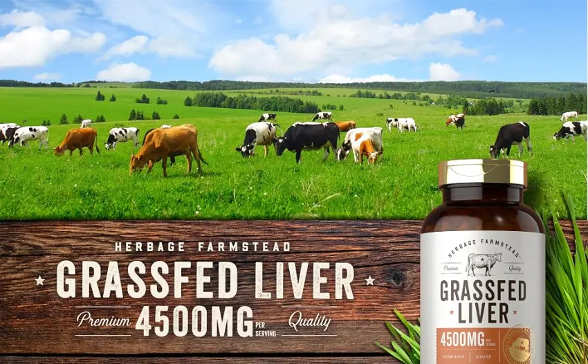 Grassfed Beef Liver Capsules 4500mg | 250 Count | Desiccated Supplement | Non-GMO, Gluten Free | by Herbage Farmstead - product information 1