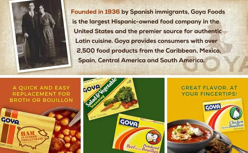 Goya Powdered Chicken Flavored Bouillion, 7.05 Ounce - Bouillon History