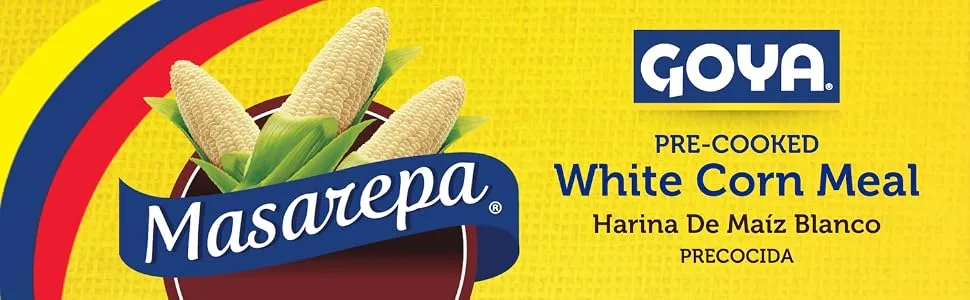 Goya Foods Masarepa Pre-Cooked White Corn Meal, 5 Pound - White Corn Meal