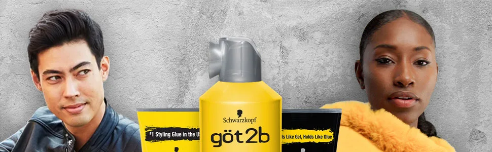 Got2b Ultra Glued Invincible Styling Hair Gel, 6 Ounce Clean Scent 6 Ounce (Pack of 1) - Got2b