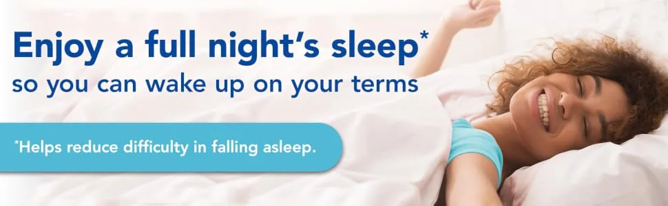 GoodSense Nighttime Sleep-Aid Softgels, Diphenhydramine HCl 50 mg, Relieves Occasional Sleeplessness, 32 Count - Enjoy a full night