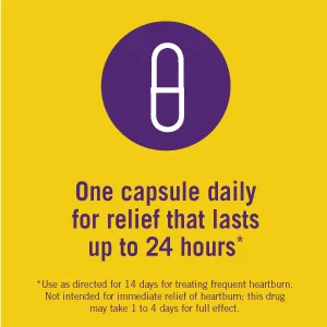 GoodSense Esomeprazole Magnesium Delayed Release Capsules 20 mg, Proton Pump Inhibitor (PPI), Frequent Heartburn Treatment, 42 Count - Hearburn