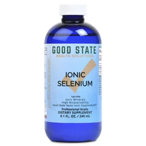 Good State | Liquid Ionic Selenium | Superior Cellular Absorption | Boosts Immune System | Helps Break Down and Reduce Toxic Metals | 96 Servings | 8 fl oz - Good State Liquid Ionic Selenium Supplement 8 fl oz