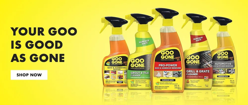 Goo Gone Bandage & Adhesive Remover - 8 Ounce (2 Pack) - Safe Method to Remove Bandages and Adhesives - banner