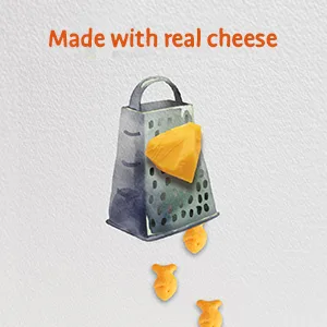 Goldfish Cheddar Crackers, Snack Crackers, 30 oz carton - Goldfish cheddar crackers made with real cheese