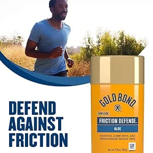 Gold Bond Friction Defense Stick 1.75 oz., Soothes & Comforts for Daily Friction Prevention - Anti chafing stick