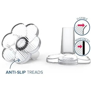 GoGoHeel STOPPERS Heel Protectors - Stops Sinking into Grass (Small) Small (9-11 mm) - STOPPERS Heel Protector designed with anti-slip treads