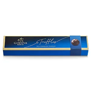 Godiva Chocolatier Truffles Assorted Gift Box, Milk Chocolate, 6 pc. - chocolate