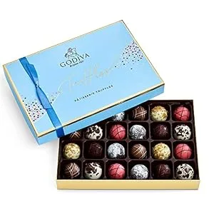 Godiva Chocolatier Patisserie Dessert Truffles Assorted Chocolate Gift Box, 24-Ct. - B08NRWTRFD