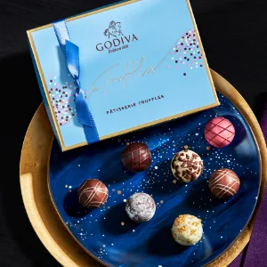 Godiva Chocolatier Patisserie Dessert Truffles Assorted Chocolate Gift Box, 12 pc. - Truffles Collection