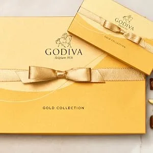 Godiva Chocolatier Gift Box, Nut & Caramel, 19 pc. Nut Caramel - 19pc. - Gold Collection