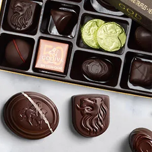 Godiva Chocolatier Assorted Truffles Gift Box, Dark Chocolate, 24 pc 24 Count (Pack of 1) - dark