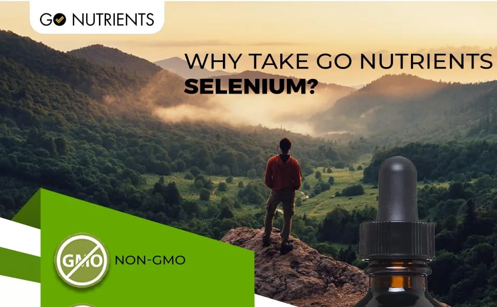 Go Nutrients Selenium 200 mcg Supplement, Yeast-Free Liquid Drops, Selenium Drops, Herbal Supplements with Trace Mineral Selenium and Purified Water, Selenium Liquid - 1.0 oz Bottle - product information 9