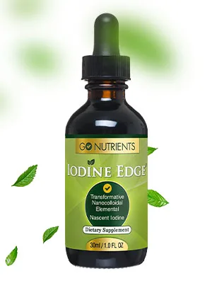 Go Nutrients Nascent Iodine Supplement - High Potency Liquid Drops - Non-GMO, Gluten-Free Iodine Edge Supplement - 30 ml (1.0 fl oz) - B00J09K8EA