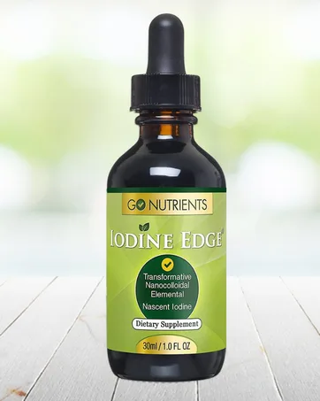 Go Nutrients Nascent Iodine Supplement - High Potency Liquid Drops - Non-GMO, Gluten-Free Iodine Edge Supplement - 30 ml (1.0 fl oz) - vitamins colon milk grapefruit blackseed garlic water formula seeds thistle ounce cream juice kids