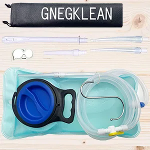 GNEGKLEAN Enema Bag Kit Water & Coffee Enemas Home Cleansing Set - enema kit