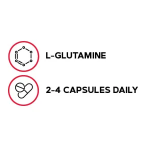 GNC Pro Performance L-Glutamine, 180 Capsules, Supports Muscle Recovery 180 Count (Pack of 1) - L-glutamine formula—just take 2-4 capsules a day