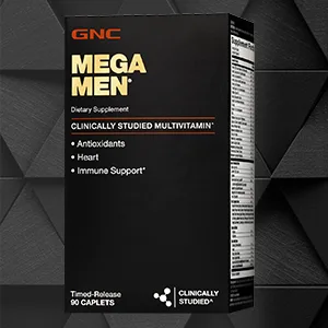 GNC Mega Men Multivitamin for Men, 180 Count, Antioxidants, Heart Health, and Immune Support - Mega Men