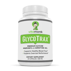 VitaMonk GlycoTrax - Absorption GPLC SupGlycoTrax - Higplement -Nitric Oxide Booster - GPLC Glycine Propionyl-L-Carnitine Capsules -  60 Capsules - GlycoTrax 60