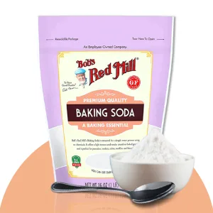 Gluten Free Baking Soda Bundle. Bundle Includes Two (2) Bob's Red Mill 16oz Resealable Baking Soda Packages and an Authentic BELLATAVO Refrigerator Magnet! - Gluten Free Baking Soda