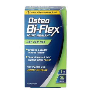 Glucosamine w/ Vitamin D, One Per Day by Osteo Bi-Flex, Joint Health with Bone & Immune Support, 30 Coated Tablets - image