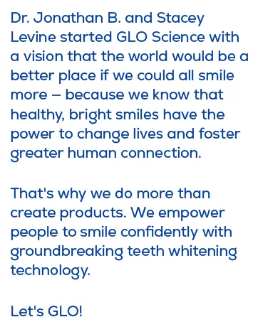 GLO Science  GLO Classic Brilliant Teeth Whitening Device Kit with Patented Warming Mouthpiece and Blue LED Light Technology  Designed for Sensitive Teeth, White Device - 2022 Glo Science Brandstory