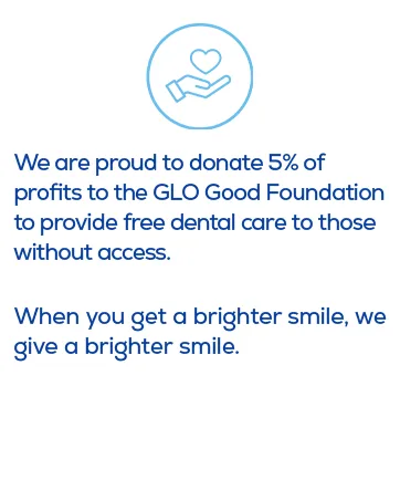GLO Science  GLO Classic Brilliant Teeth Whitening Device Kit with Patented Warming Mouthpiece and Blue LED Light Technology  Designed for Sensitive Teeth, White Device - 2022 Glo Science Brandstory