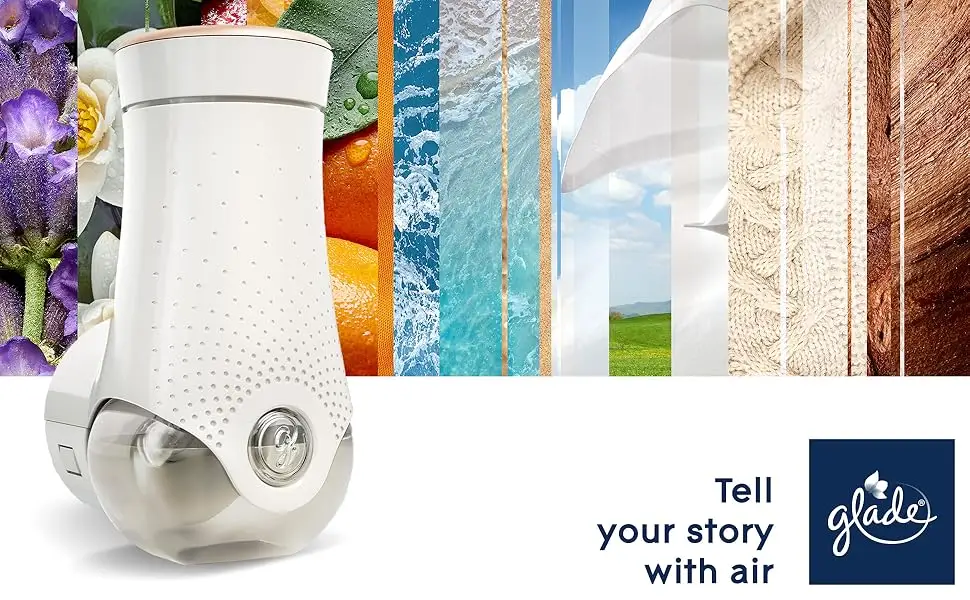 Glade PlugIns Air Freshener Warmer, Scented and Essential Oils for Home and Bathroom, Up to 50 Days on Low Setting, 2 Count - Piso header