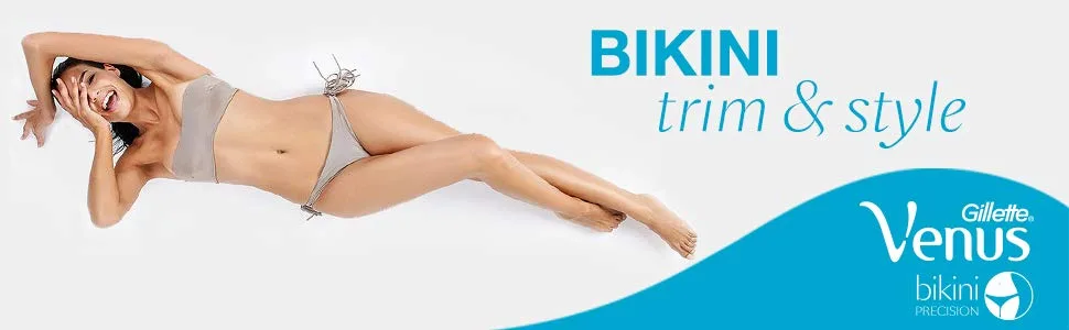 Gillette Venus Bikini Precision Women's Trimmer + 2 attachments for Hair Removal - Bikini