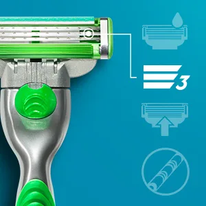 Gillette Mach3 Sensitive Mens Razor Blade Refills, 20 Count, Designed for Sensitive Skin 20 Refills - 3 Stronger-Than-Steel Blades