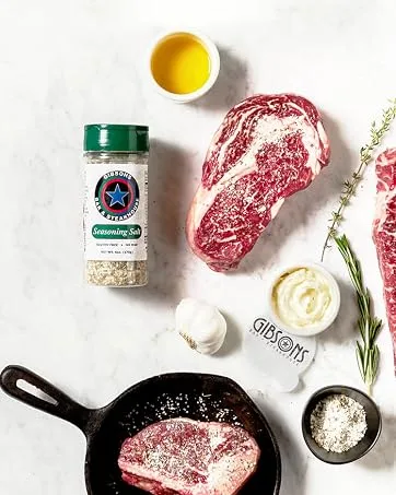 Gibsons Steakhouse Blackened Seasoning - Gibsons Salt and Steak
