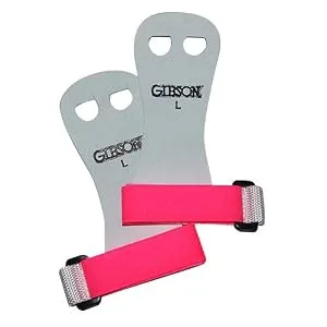 Gibson Rainbow Gymnastics Hand Grips, MADE IN USA Medium Pink - product information 3