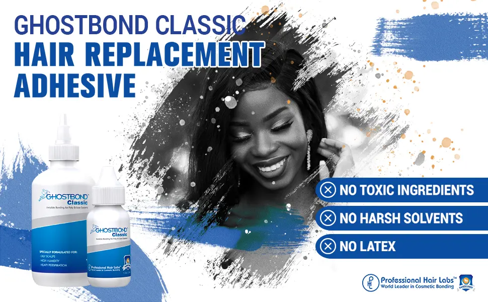 Ghost Bond | Lace Wig Adhesive | Hair Glue (1.3oz) White 1.3 Ounce (Pack of 1) - GHOSTBOND Classic