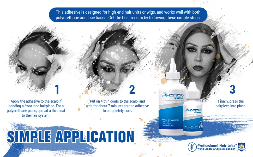 Ghost Bond | Lace Wig Adhesive | Hair Glue (1.3oz) White 1.3 Ounce (Pack of 1) - GHOSTBOND Classic