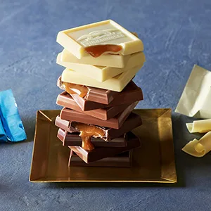 GHIRARDELLI Milk Chocolate Squares with Caramel Filling, 15.96 OZ Bag - image