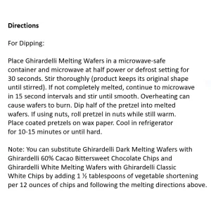 GHIRARDELLI Milk Chocolate Flavored Melting Wafers - 10 oz. - image